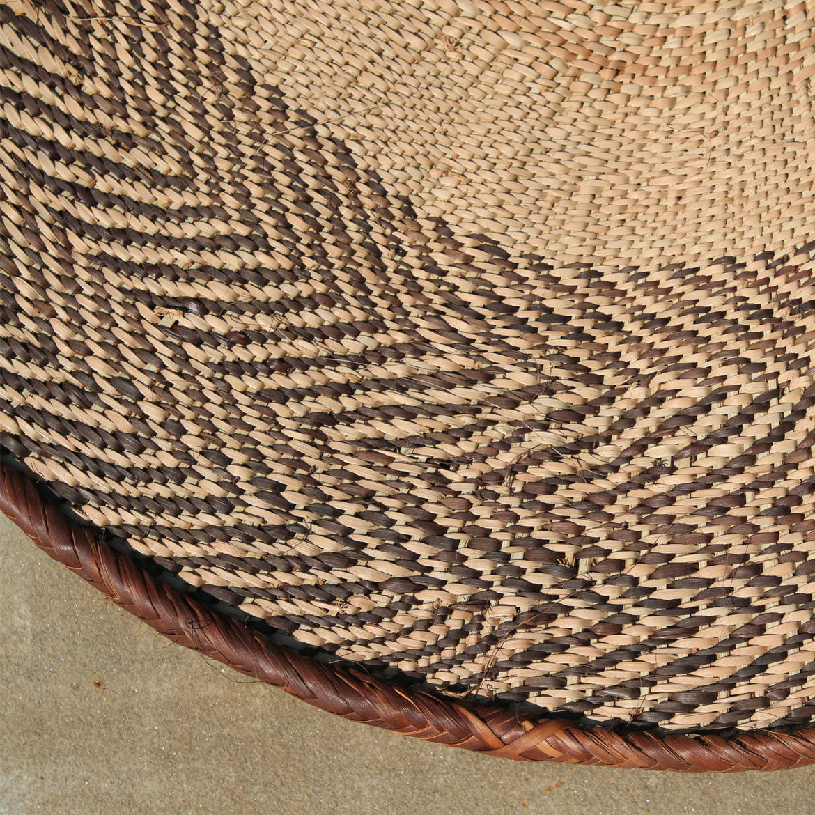 22" Zigzag Large Serving or Wall Basket