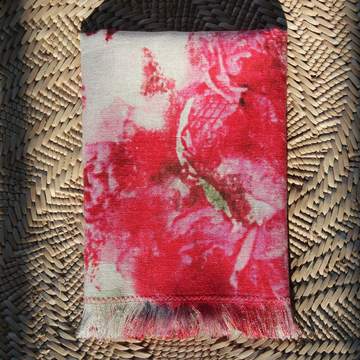 frayed-floral-cotton-napkin-basket-liner