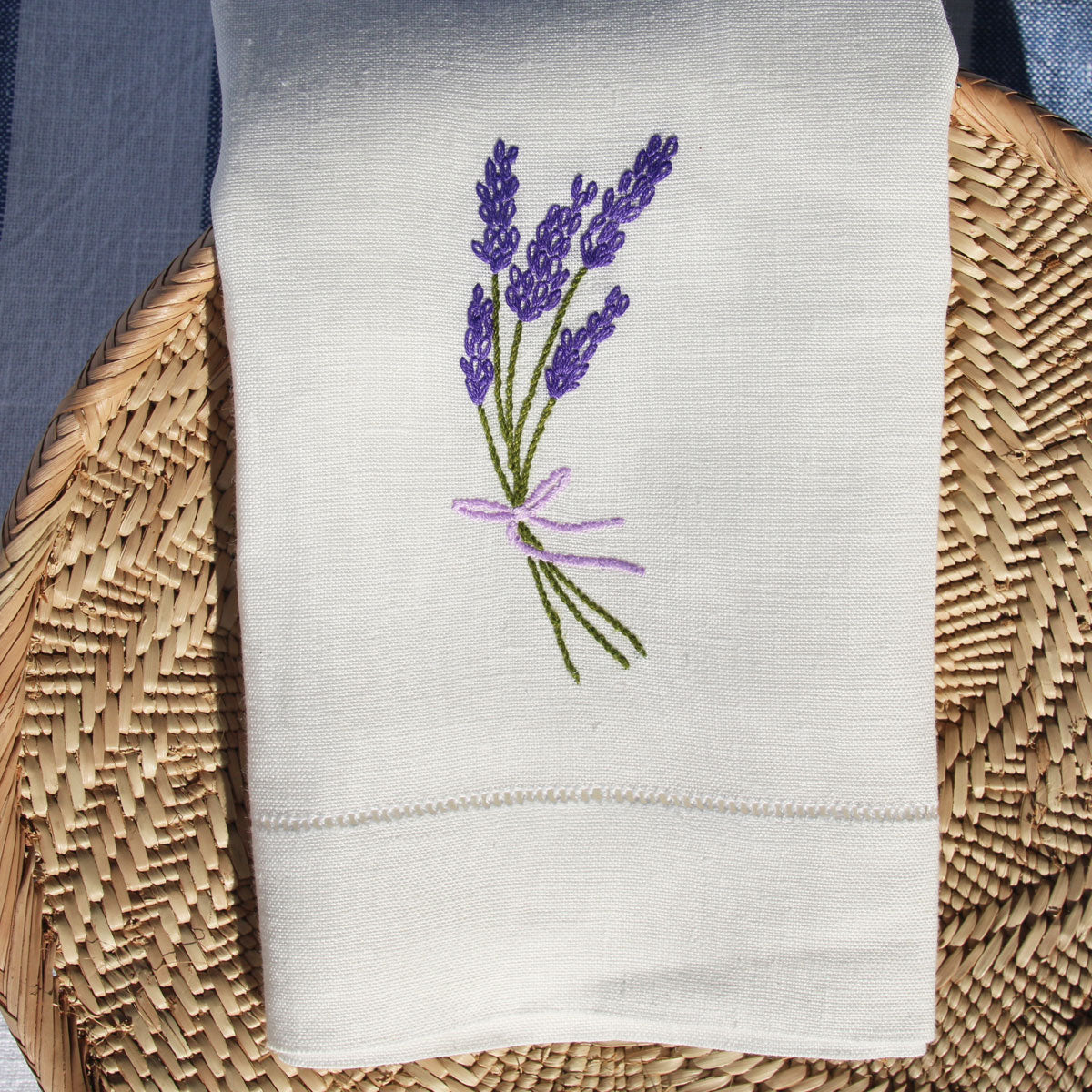 hand-embroidered-lavender-flower-floral-napkin-kitchen-towel