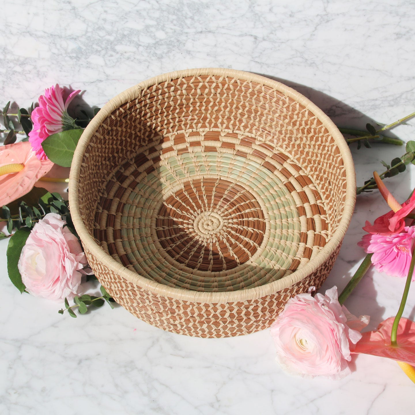large-round-deep vegetable fruit-basket