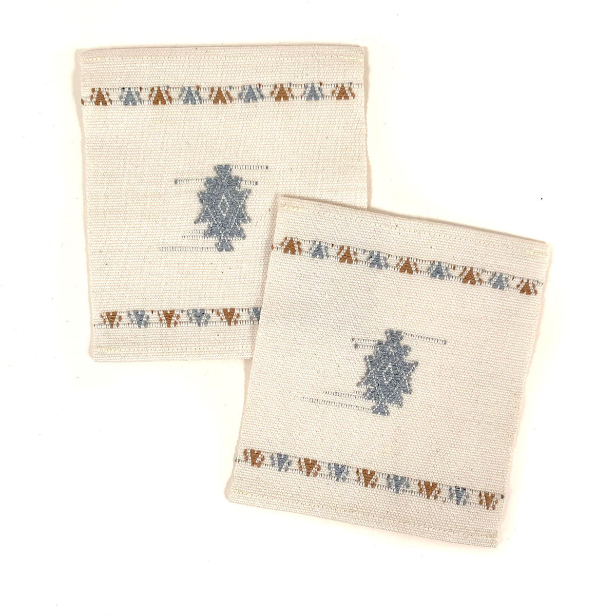 white-blue-beige-cotton-coaster
