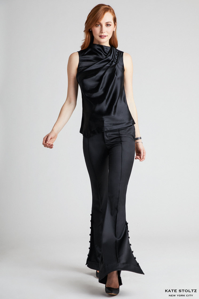 kate stoltz draped blouse