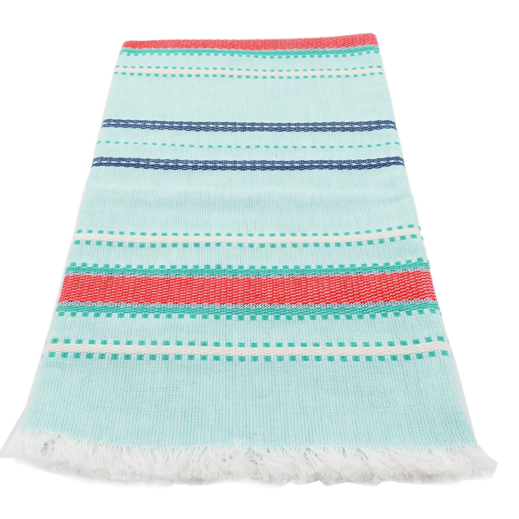 Aqua Handwoven Kitchen Towel