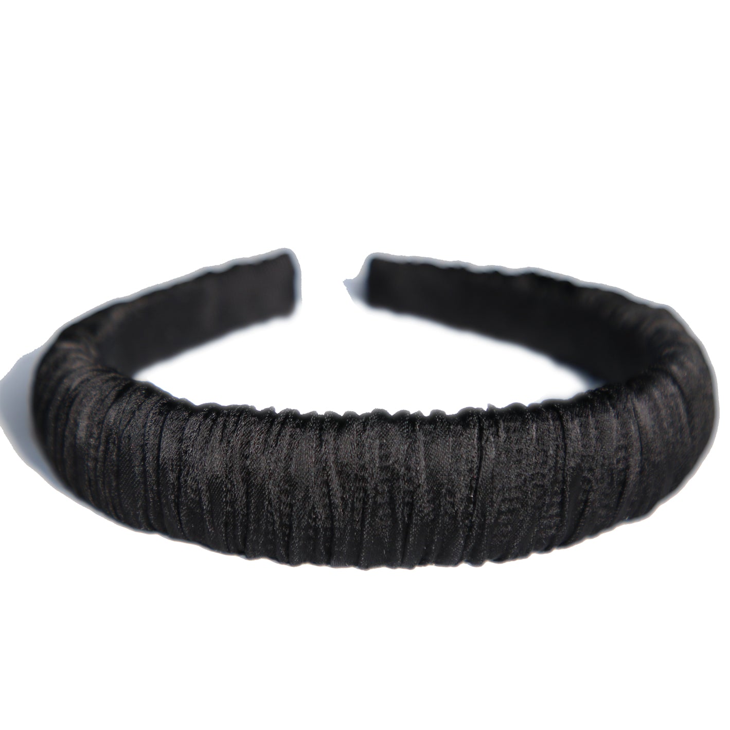 black-crinkled-headband