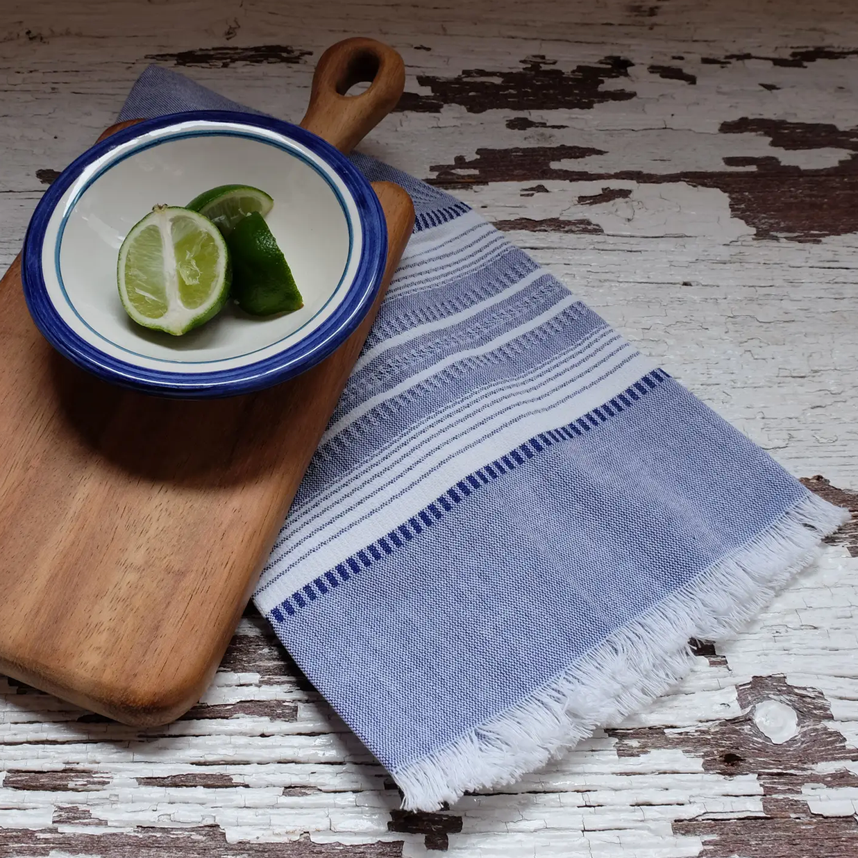 Blue Chambray Kitchen Towel