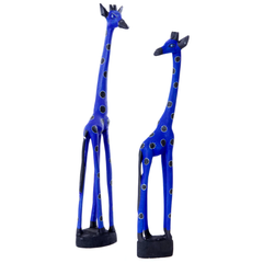 blue-wooden-giraffe-sculpture