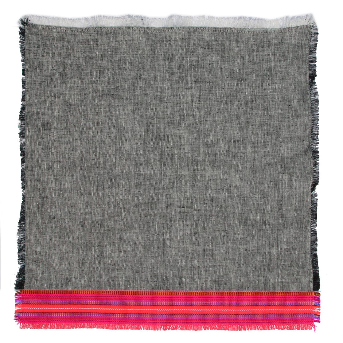 Linen Napkin with Handwoven Hem