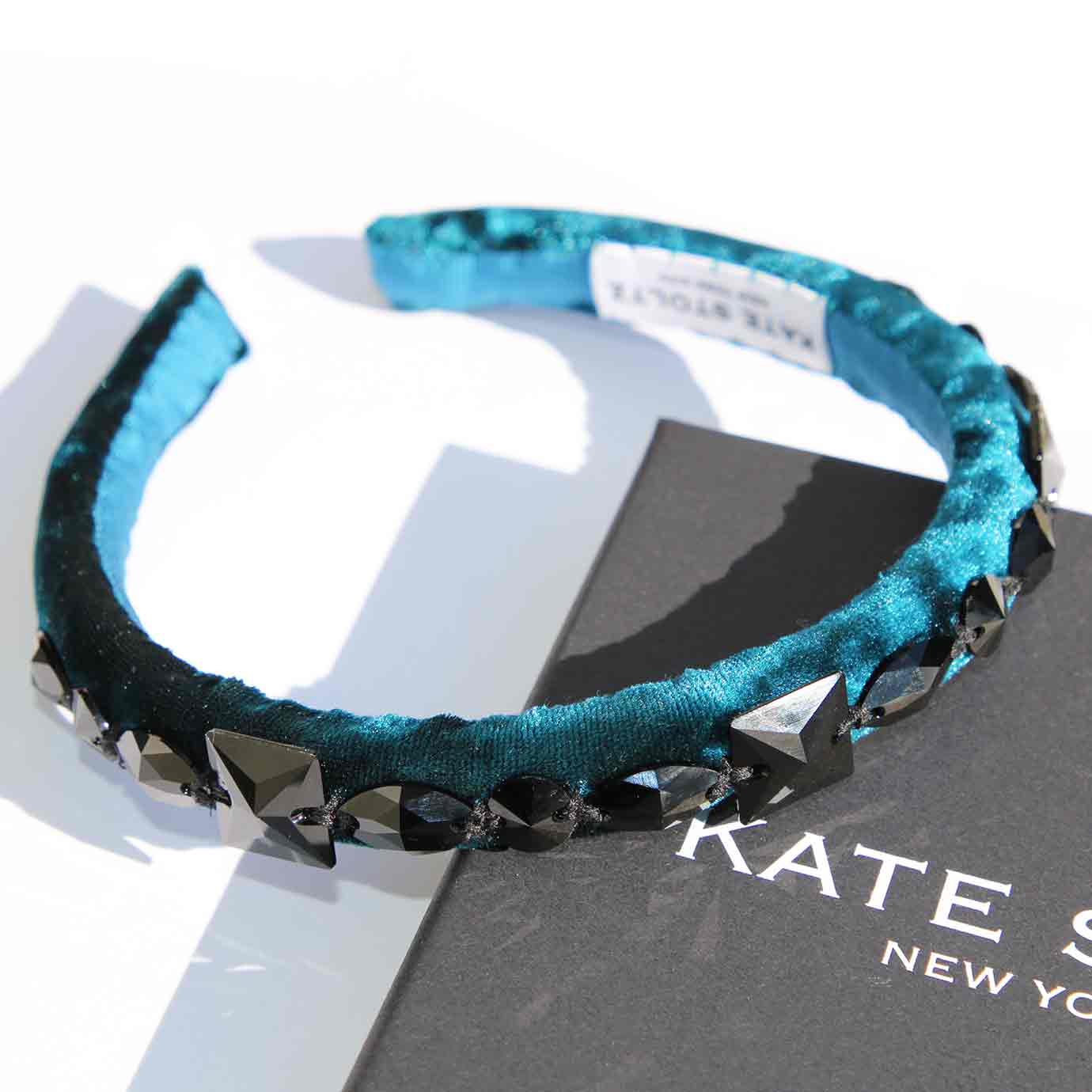 Stella Crystal Embellished Velvet Headband