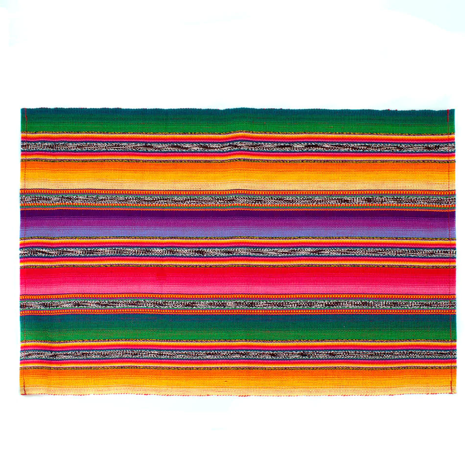 faded-rainbow-placemat ikat