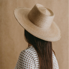 intricately-woven-flat-brim-palm-straw-fedora-hat