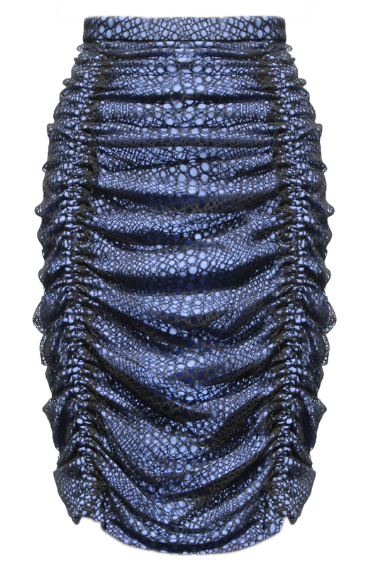 lace-ruched-silk-skirt