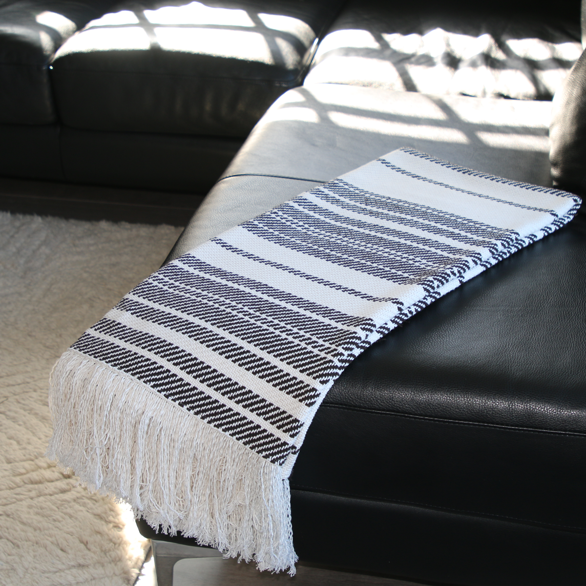nice-woven-wrinkle-free-throw-fringe-black-and-white-stripe