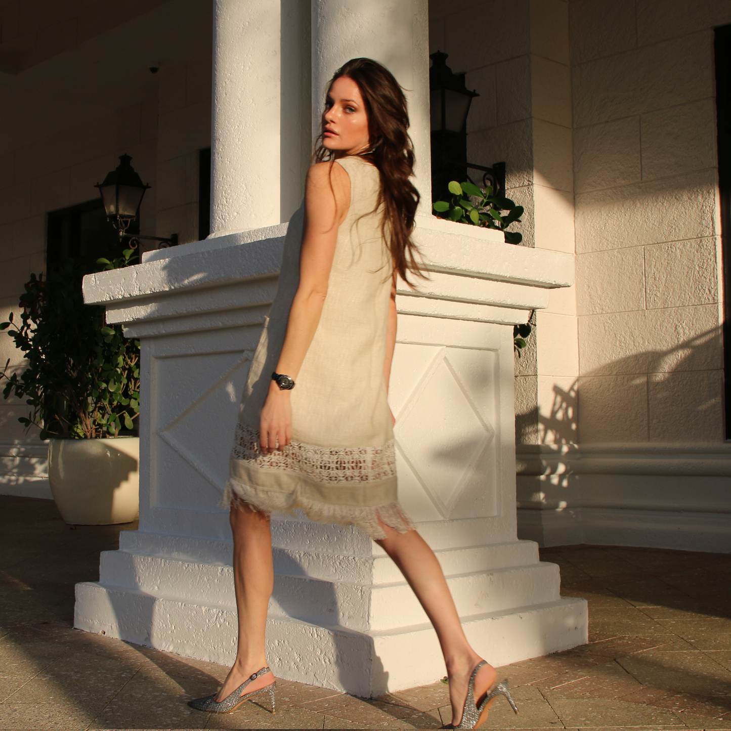 raffia-coastal-fringe-linen-silk-lined-dress-with-pockets