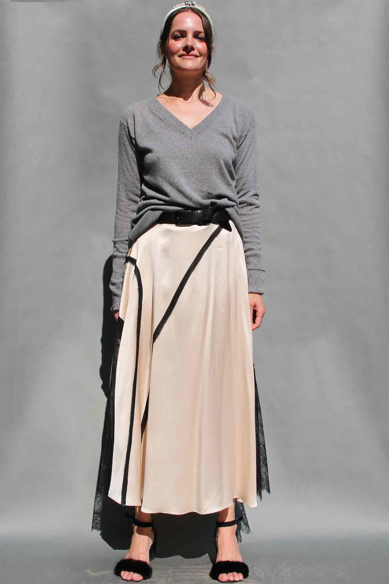 Silk Crete Skirt / Multiple Colors Available
