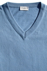 v-neck-powder-blue-cashmere-sweater