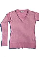 v-neck-regenerated-cashmere-sweater-pink