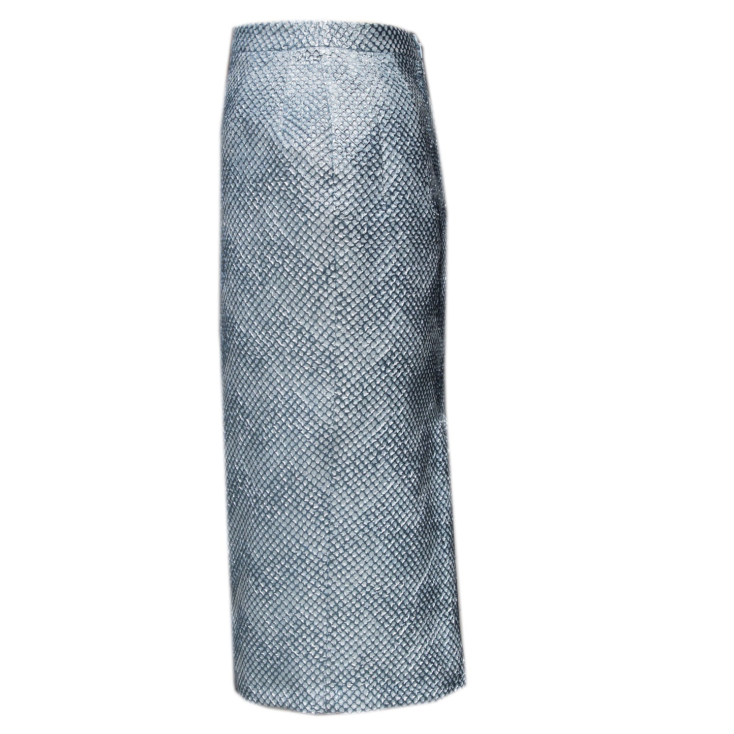 blue-brocade-midi-length-pencil-skirt