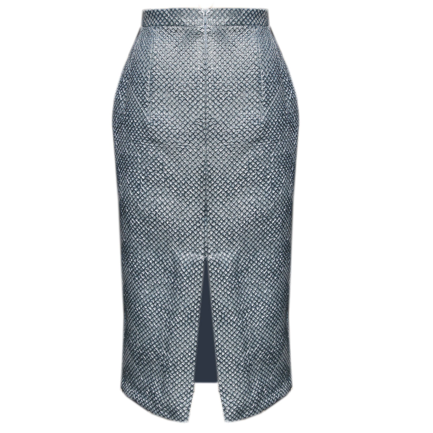 kate stoltz blue-brocade-skirt-with-silk-lining