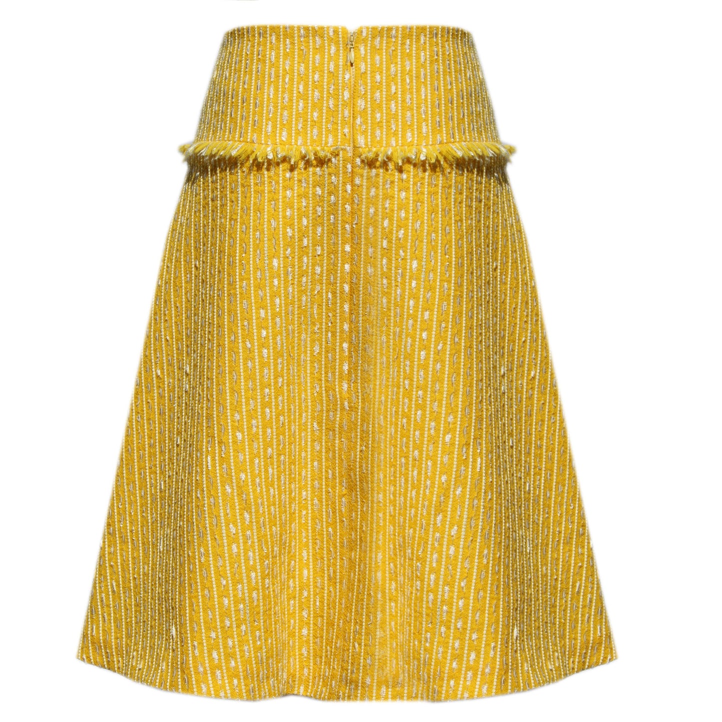 canary-yellow-and-white-striped-tweed-skirt-with-silk-lining