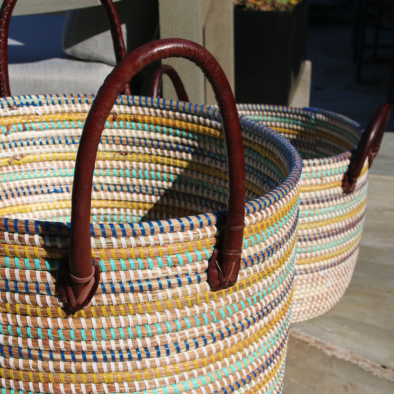 Malika Beach Floor Storage Basket