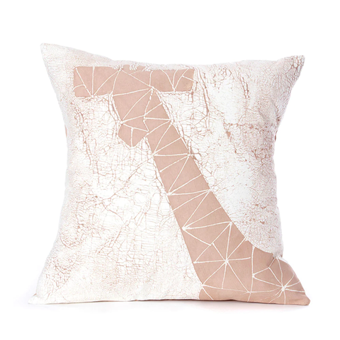 Crackle Paint Decorative Pillow Case