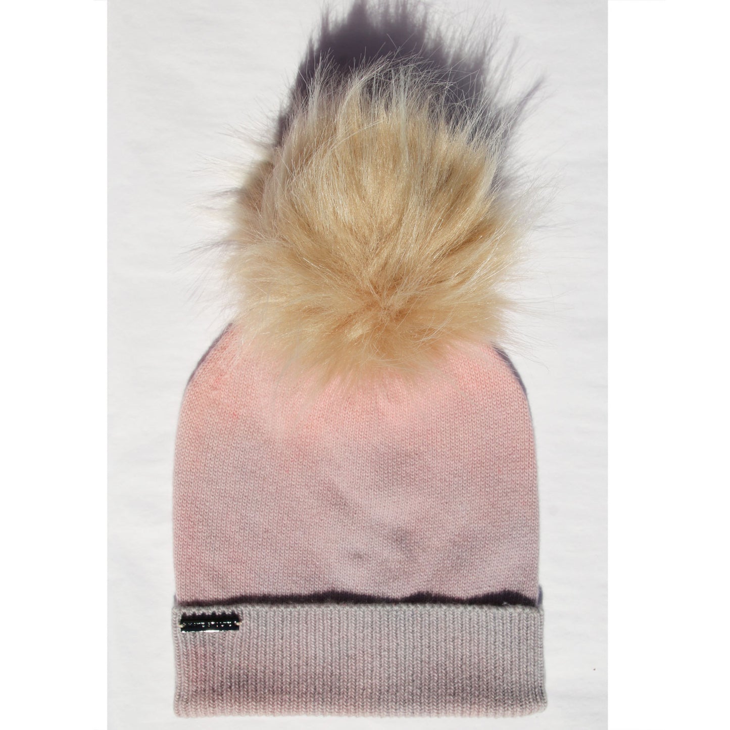 lavender-pink-tawny-faux-fur-winter-hat cashmere 