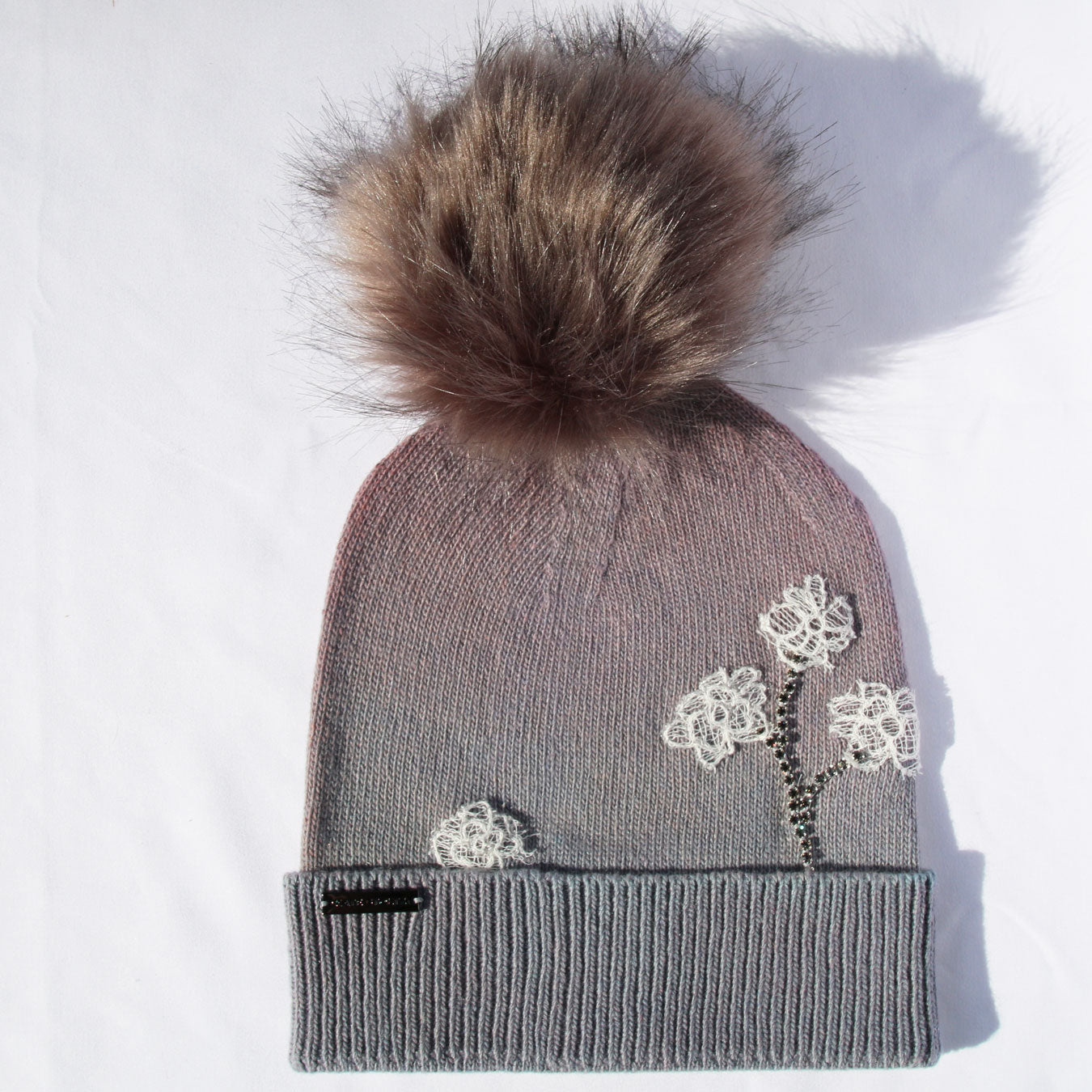 lavender-purple-gradient-dye-white-flower-embroidery-cashmere-beanie-hat