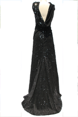 Liquid Velvet Sequin Gown