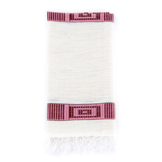 natural-handwoven-ethiopian-napkin-with-fringe-red-pink-design