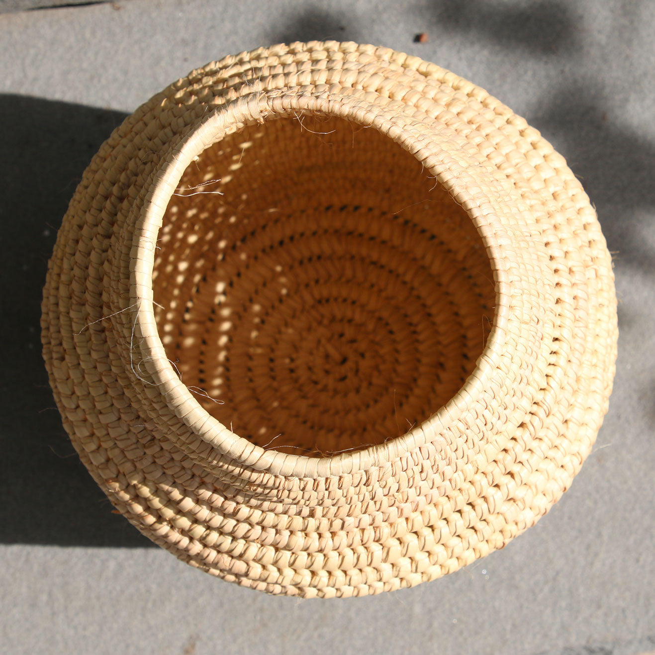 palm leaf decorative basket 