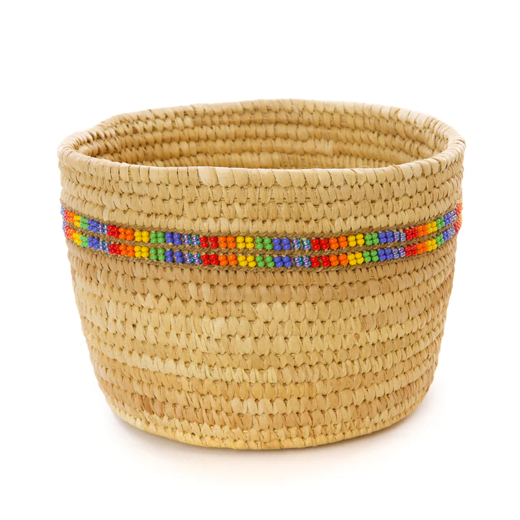       rianbow-beaded-natural-handwoven-basket-bowl