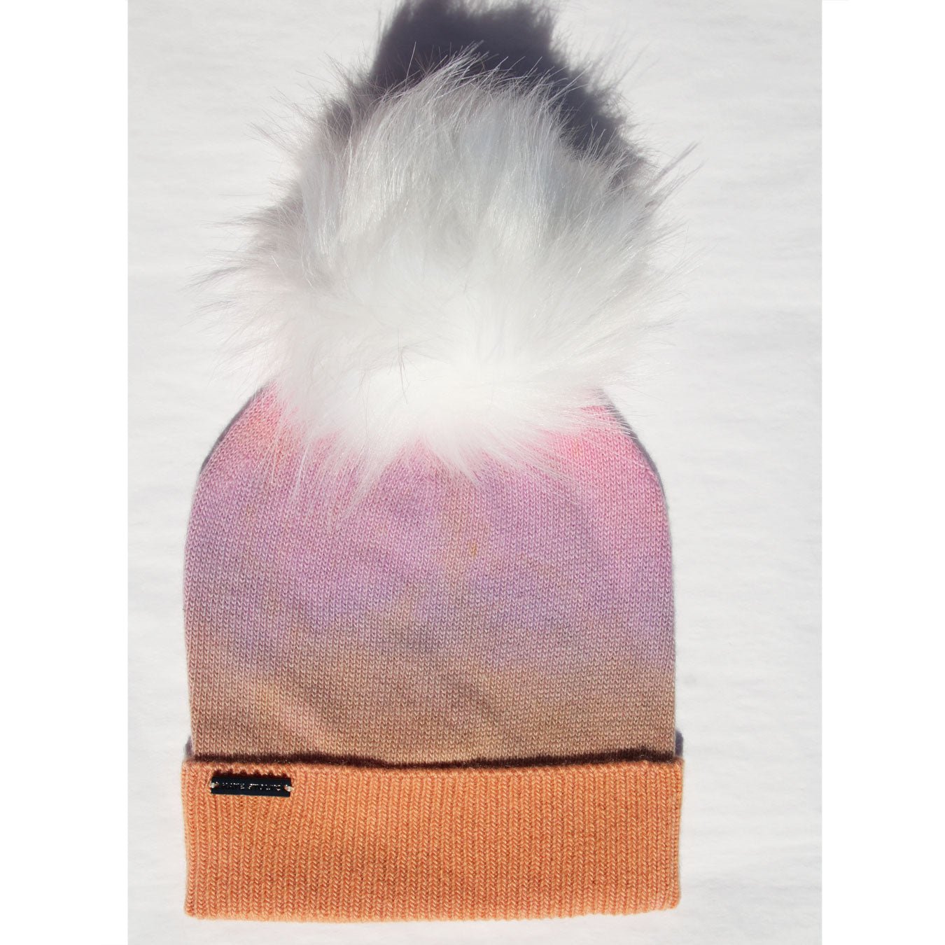 unicorn-pink-orange-sherbert-dye-cashmere-knit-hat