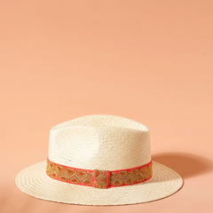     white-straw-fedora-with-pink-rose-gold-ribbon