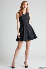 Size 4 Snakeskin Jacquard Dress