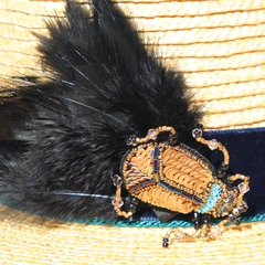       bejewled-sequin-beetle-feather-velvet-straw-hat