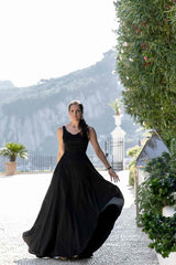Capri Black Ball Gown