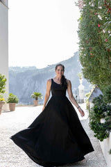 Capri Black Ball Gown