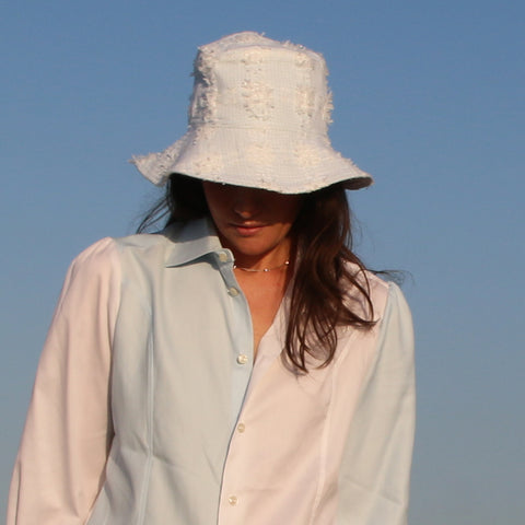 Couture Tweed Bucket Hat / Adult to Baby Sizes