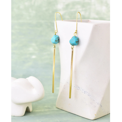 brass-and-turquoise-long-earrings-fair-trade