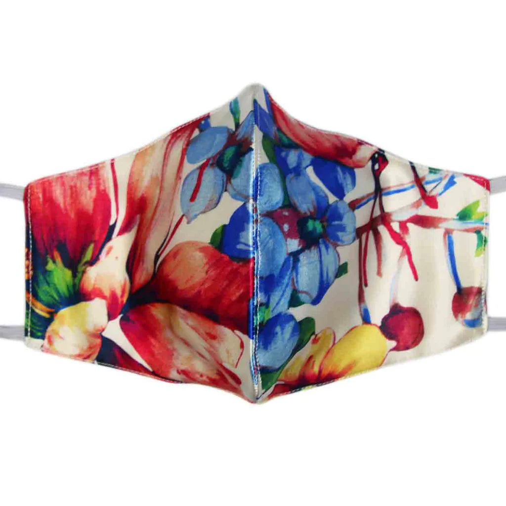 Italian Silk Mask / Multiple Print Choices