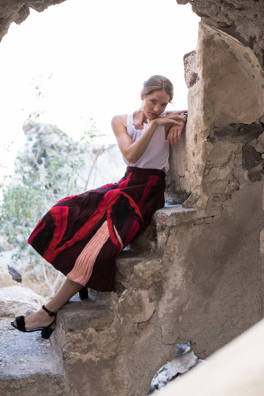 kate stoltz painterly skirt 