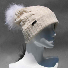 creme-white-recycled-cashmere-fiber-beanie