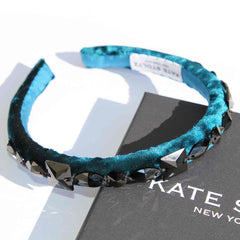 Stella Crystal Embellished Velvet Headband