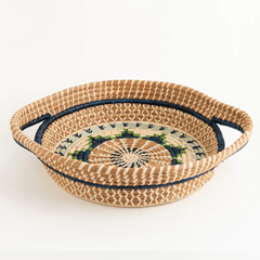 deep-dish-serving-basket with handles handwoven fair trade