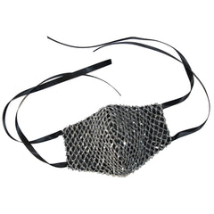 Diamond Sequin Washable Face Mask with Ribbon Ties