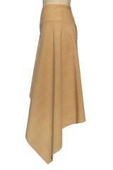 draped-assymetrical-wool-suiting-tan-white-skirt