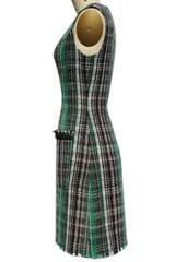     fitted-tweed-a-line-dress