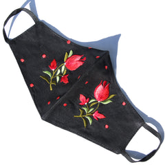    floral-embroidery-red-and-pink-mask