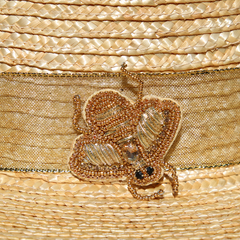 gold-ribbon-beetle-straw-hat