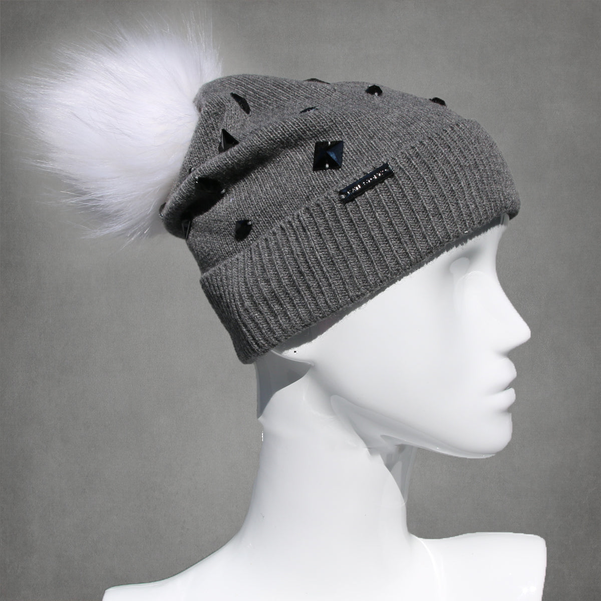    grey-cashmere-beanie-with-white-pom-pom